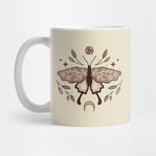 Celestial Floral Moth Mug